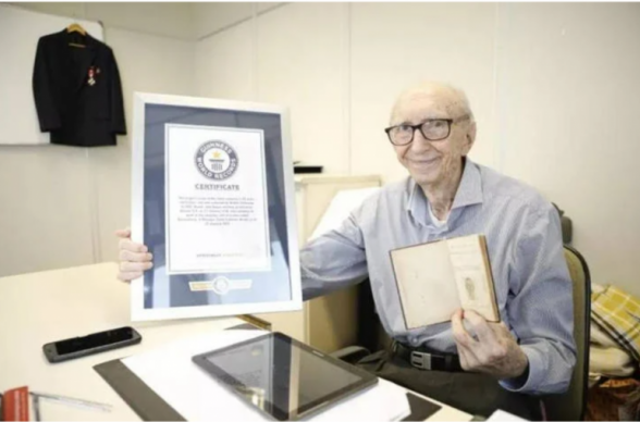 100-ամյա բրազիլացին 84 տարի աշխատել է նույն ընկերությունում և համաշխարհային ռեկորդ գրանցել